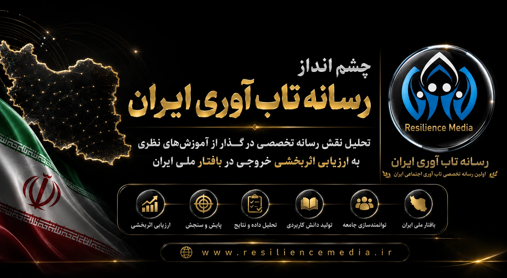 چشم‌انداز رسانه تاب‌ آوری ایران در تحقق اهداف «تاب‌ آوری ملی چندوجهی»