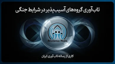 تاب آوری گروههای آسیبپذیر در شرایط جنگی